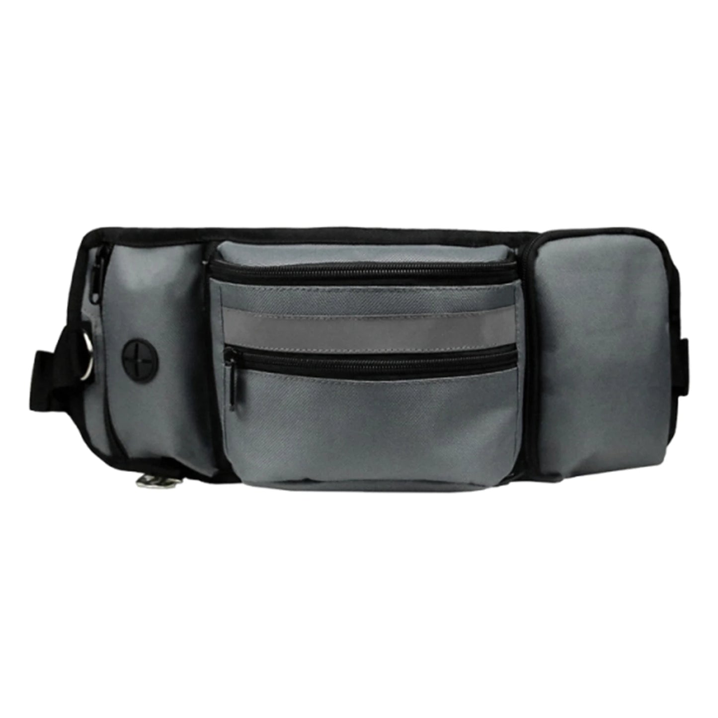 Dog Walking Fanny Pack Built in Poop Bag Dispenser Dog Training Waist Bag with Adjustable Strap for Hiking Running Kibbles