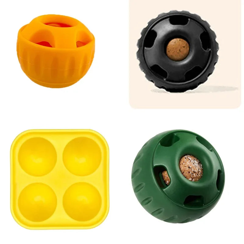 Interactive Dog Toys for Boredom - Dog Treat Molds Silicone Healthy Treats for Dogs Pupsicle Enrichment Toy for Frozen in Summer