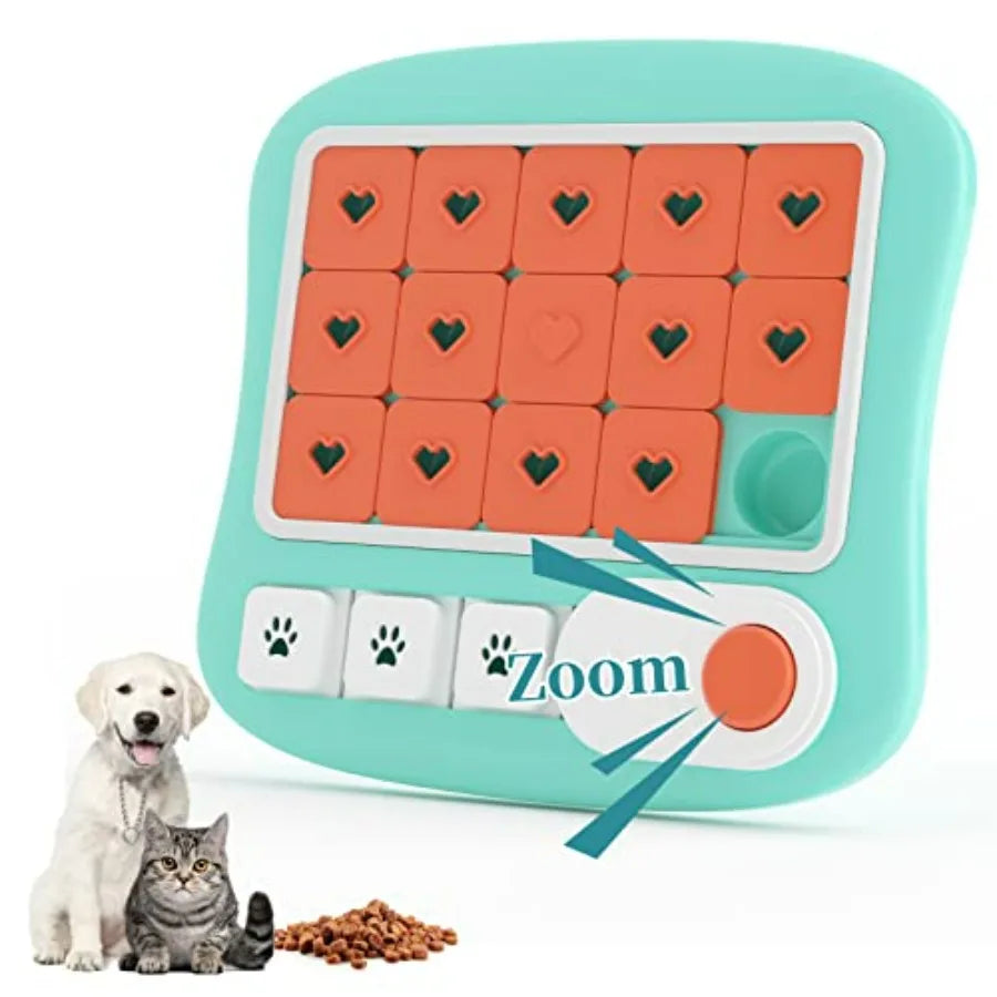 Dog Puzzle Toys, Treat Dispensing Dog Enrichment Toys for IQ Training and Brain Stimulation, Interactive Mentally Stimulating