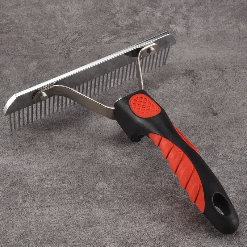 Pet Comb Extra-Large Rake Comb Grooming Brush Deshedding Tool Beauty Comb For Large Dogs Golden Retriever Husky
