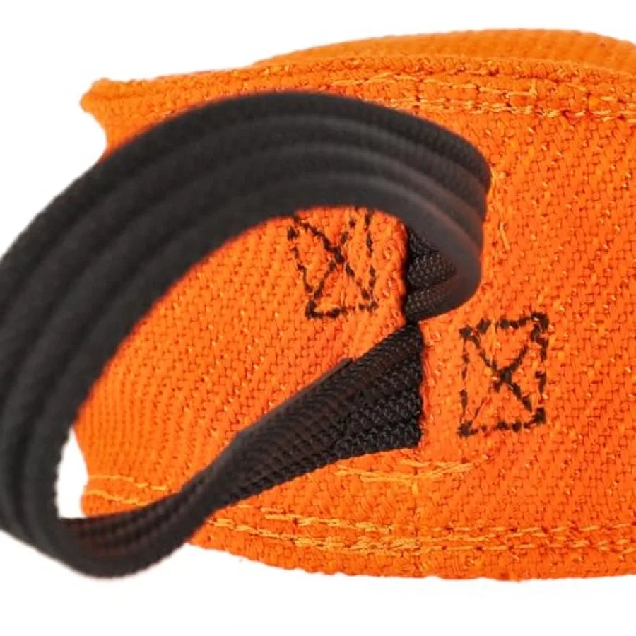 Berta Tug Toy in a Disc Shape for Bite Training K9 IGP Fetch Prey Drive Obedience Dog Sports French Material Bite Tug