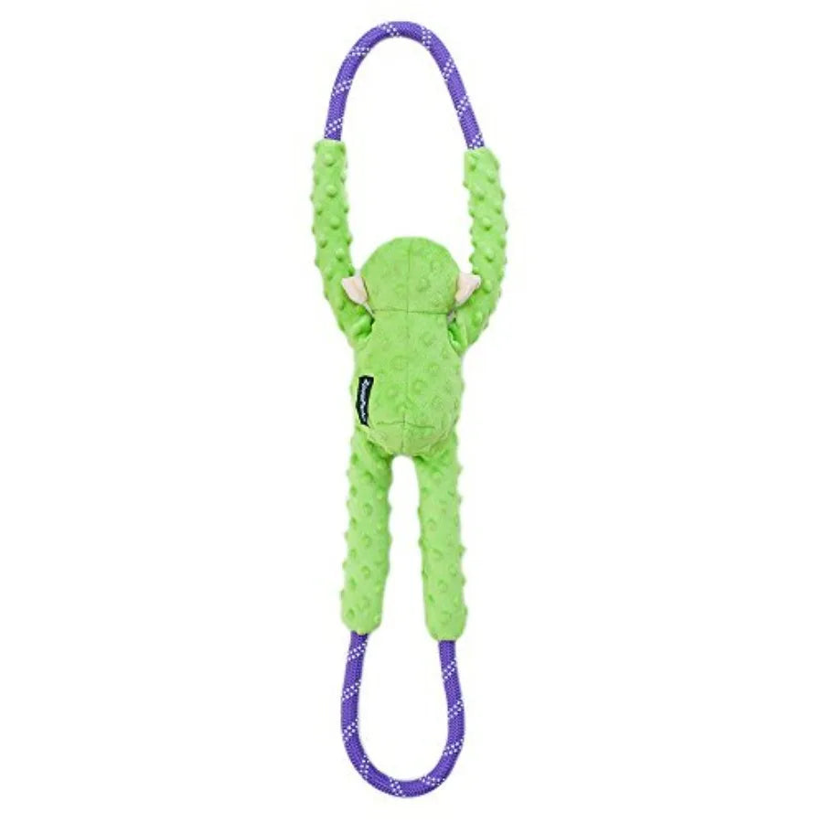 RopeTugz - Durable Dog Pull Rope Toy, Interactive Tug of War for Large, Medium, and Small Dogs, Squeaky Pet Products