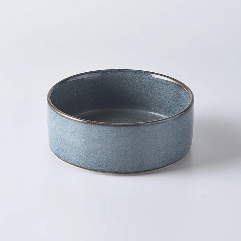 Cat and Dog Ceramic Pet Food Water Feeder Small and Medium-sized Dogs Protection Spine Protection Rollover Prevention
