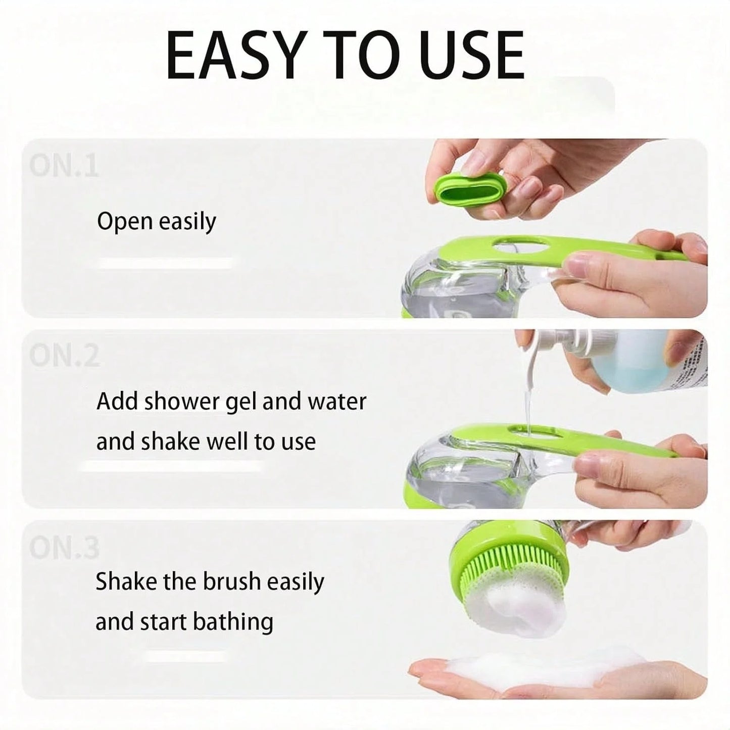 Pet Bath Brush With Soap Dispenser, Lettuce Pets Bath Brush, Lettuce Pets Bathing Brushs Dogs, Dog Pet Bathings Brushs With Soap