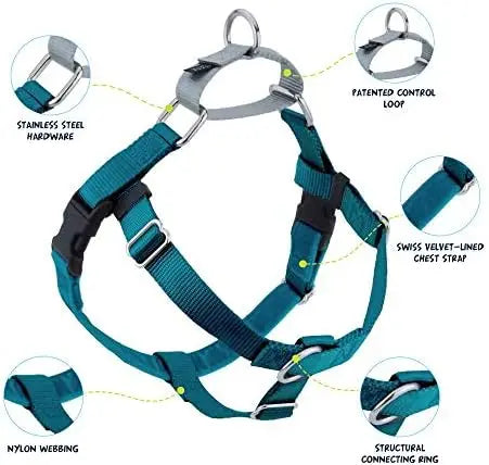 Adjustable Harness for Small/Med/Large Dogs – Easy Walks & Comfort