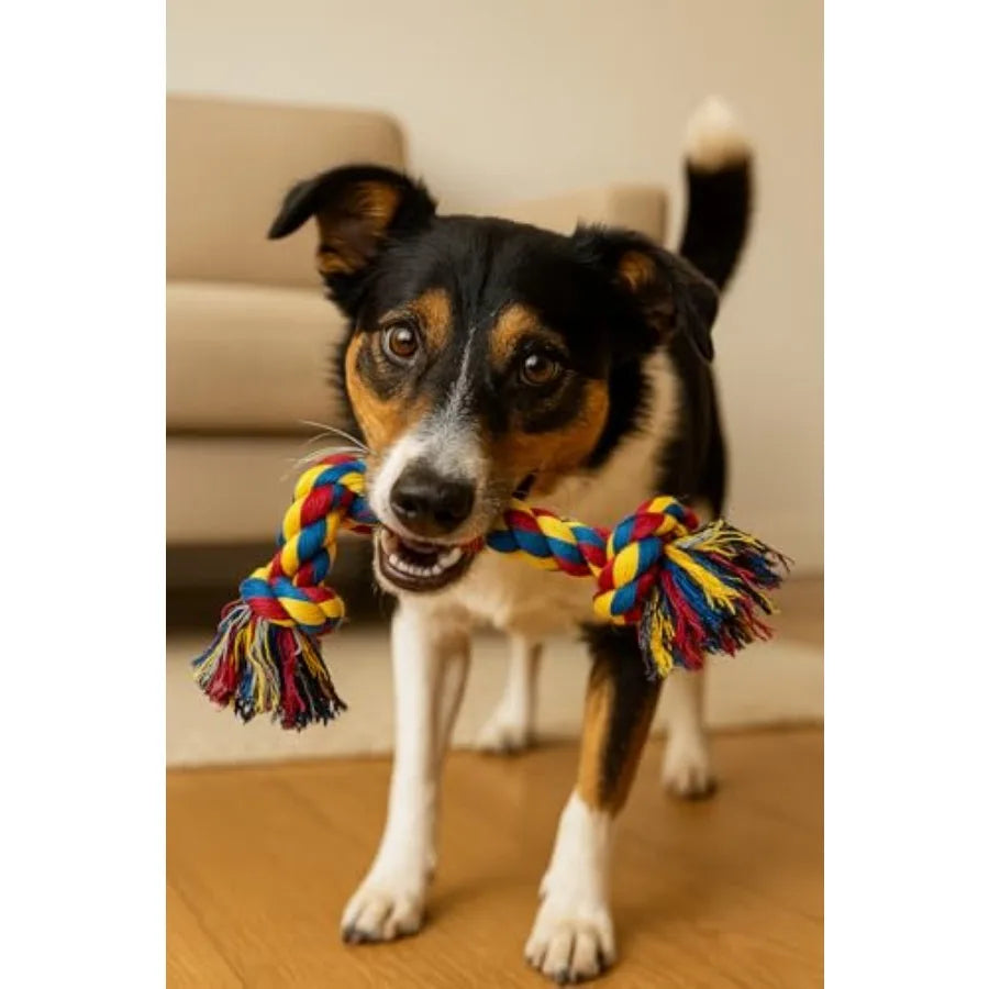 Dog Gift Basket Includes Chew Toys Tennis Balls Rope Tug Toy and Tasty Treats Perfect Dog Birthday Gift Puppy Welcome Box