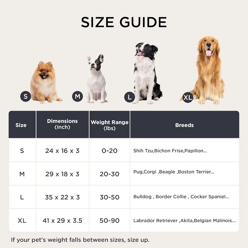 Bedsure Memory Foam Dog Crate Bed for Extra Large Dogs - XL Orthopedic Pet Beds with Removable Washable Cover and Nonskid Bottom