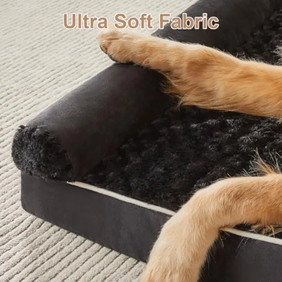 Orthopedic Dog Bed for Large Dogs Medium Large Dogs Big Waterproof Couch Pet Bed with Removable Washable Cover