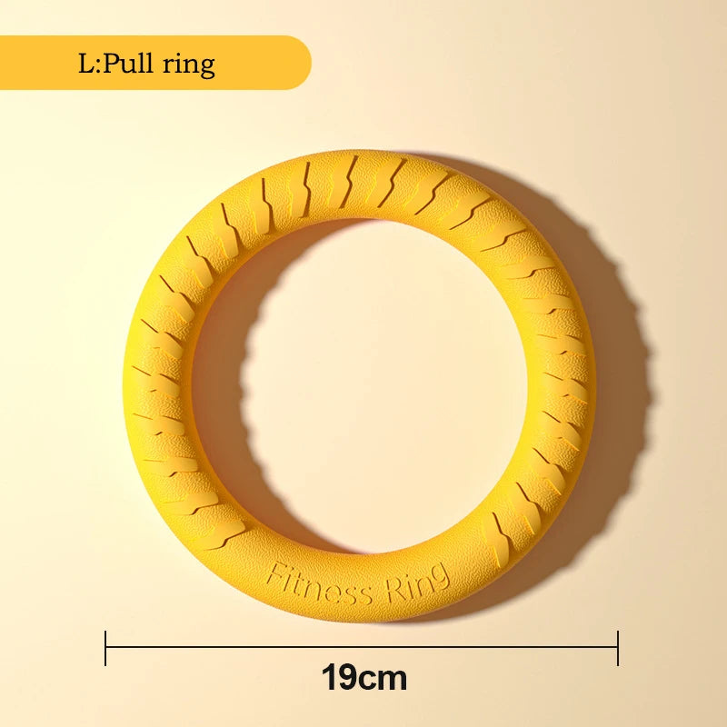 EVA Durable Dog Toys 4 Pack  Flying Disc + Ball + Tug Rope for Puppy & Adult Dogs  Chew-Proof Teeth Cleaning Set（2024 Best Seller）