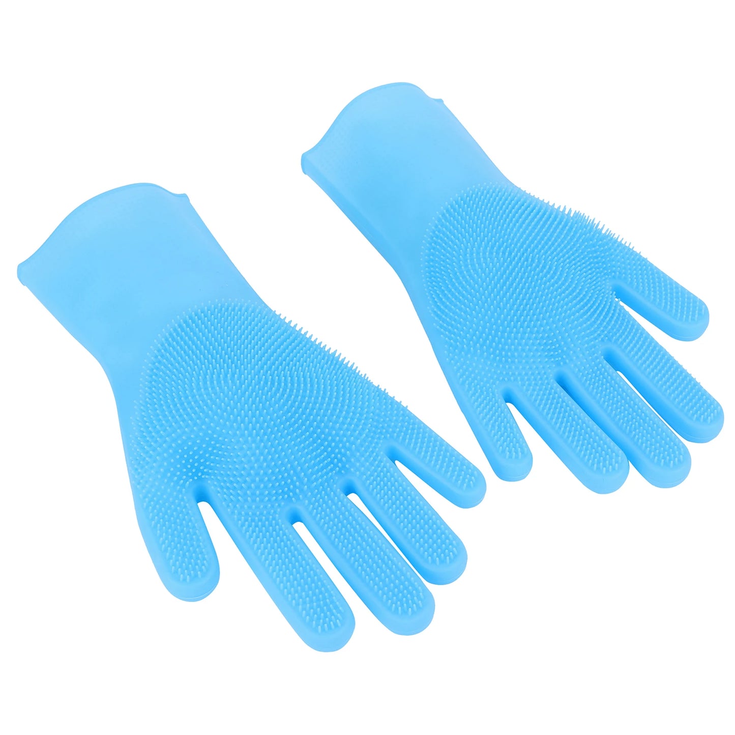 6PCS Pet Grooming Kit Silicone Dog Washing Gloves Dog Bath Brush Dog Toothbrush Finger Dog Shampoo Brush Dog Cat Bath Supplies