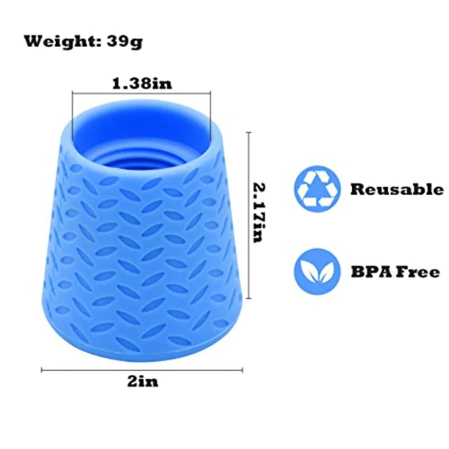 Silicone Dogs Shower Sprayer Head Attachment - Pet Shower Cap Sprinkler Portable Outdoor Shower Heads for Camping, Hiking, Beac
