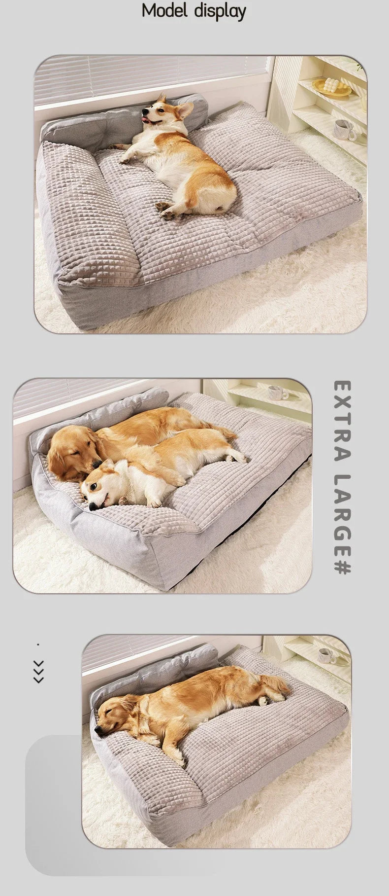 Dog Sofa Large Comfort Autumn and Winter Dog Golden Retriever Big Deep Sleep Cat Kennel Pet Kennel