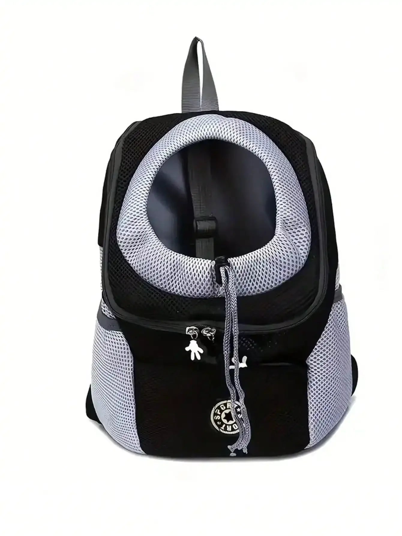 1pc Puppy Dog Front Carrier Pack, Pet Carrier Backpack For Small Medium Dogs Cats, Adjustable Breathable Dog Carrying Backpack For Hiking, Walking, Travel, Cycling And Outdoor Use