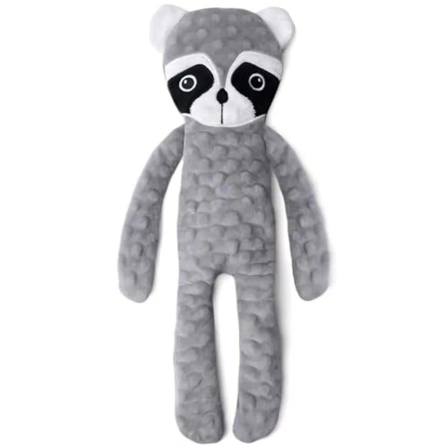 Dog Squeaky Toy No Stuffing, Dog Toys Crinkle Puppy, Durable Chew Plush Cute Animals Natural for Teething Pet