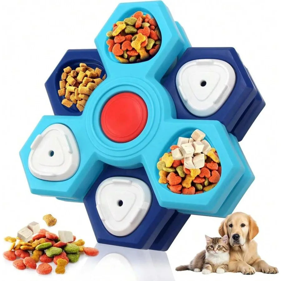 Interactive Dog Puzzle Toys For Mentally Stimulating Enrichment, Pet Slow Feeder IQ Training Toy For Boredom Relief,