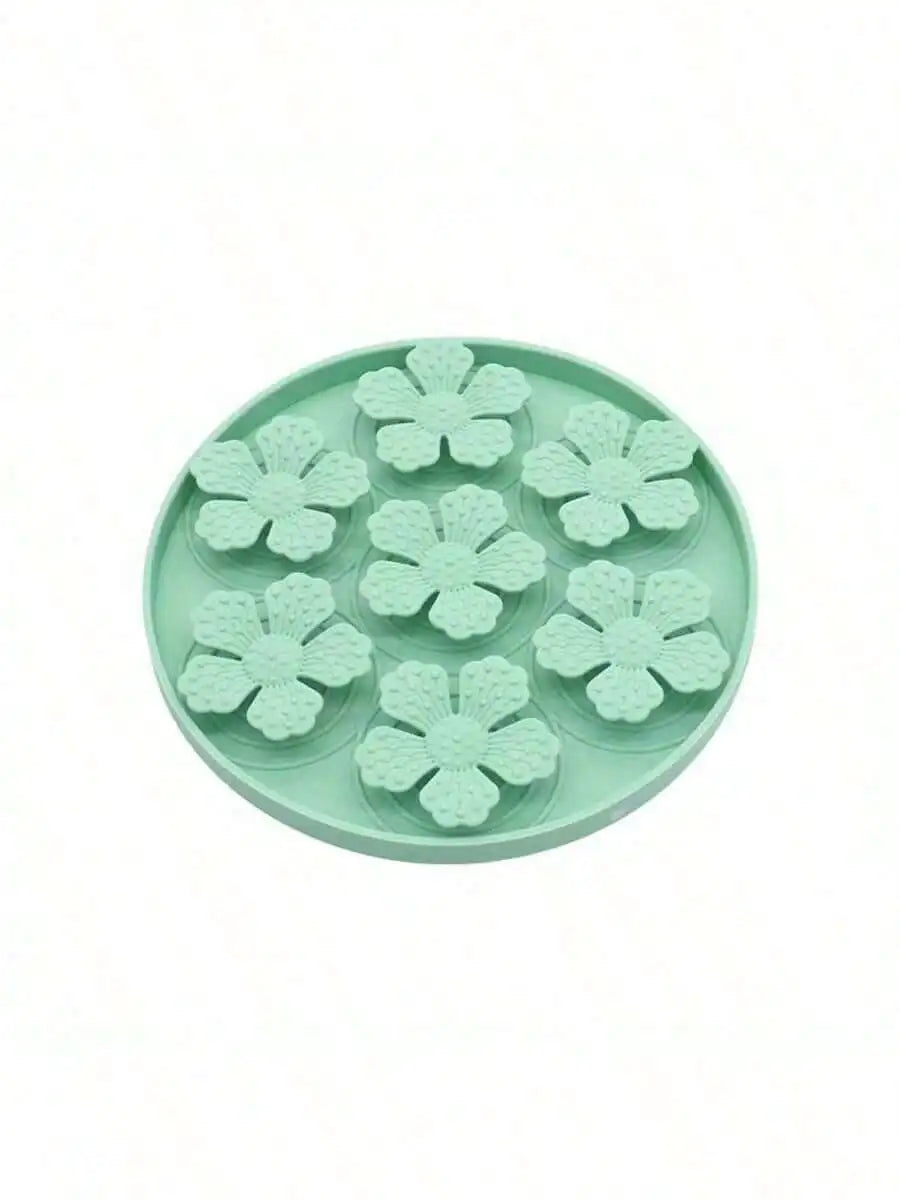 Macaron Color Pet Slow Feeder Mat, Prevents Choking And Vomiting, Dog Cat Feeding Puzzle Toy, Interesting Interactive Feeding Toy