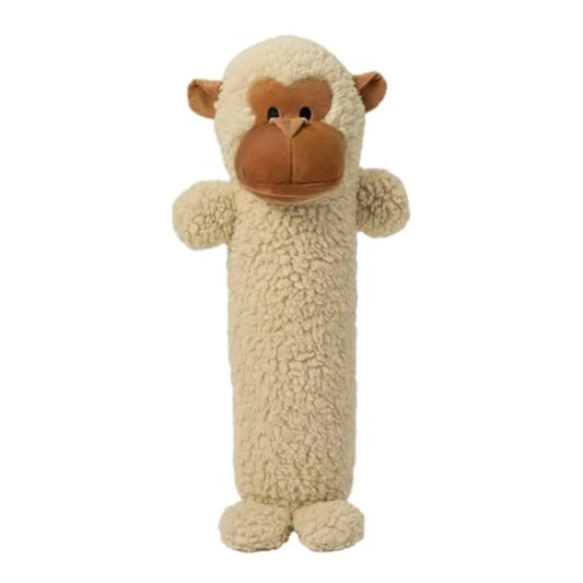 26 Inch Colossal Monkey Stick Plush Dog Chew Toy with Grunter and Squeakers Durable Fleece Interactive Dog Toy for Fetch Tug an