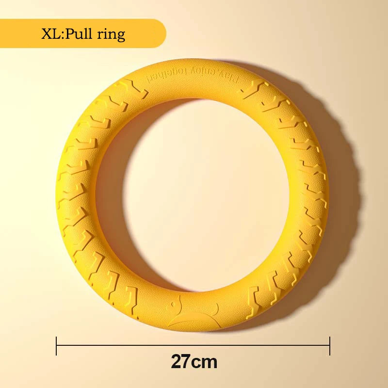 EVA Durable Dog Toys 4 Pack  Flying Disc + Ball + Tug Rope for Puppy & Adult Dogs  Chew-Proof Teeth Cleaning Set（2024 Best Seller）