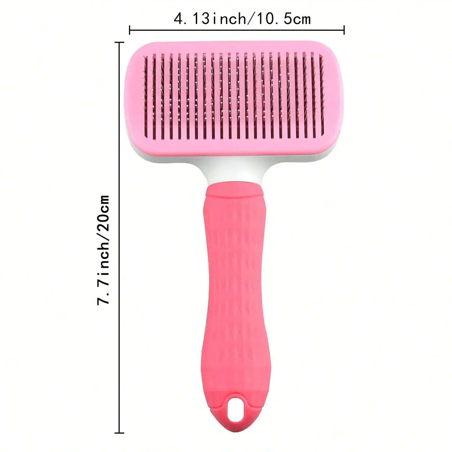 1pc Pet Grooming Brush, Deshedding Tool For Dogs And Cats, One-Click Loose Undercoat Removal, Pet Grooming Tool