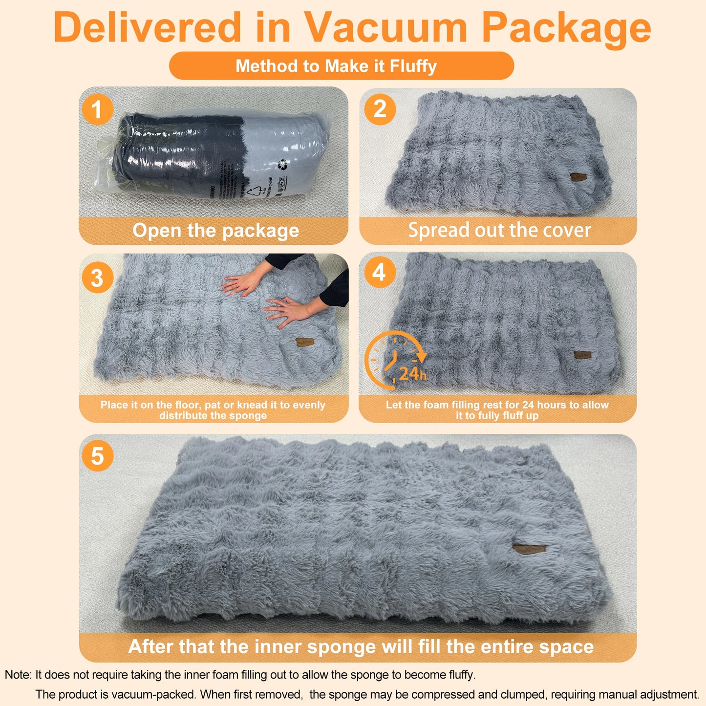 Ultra Plush Dog Bed Soft Pet Cushion Large Dog Crate Puppy Mattress Washable Mat