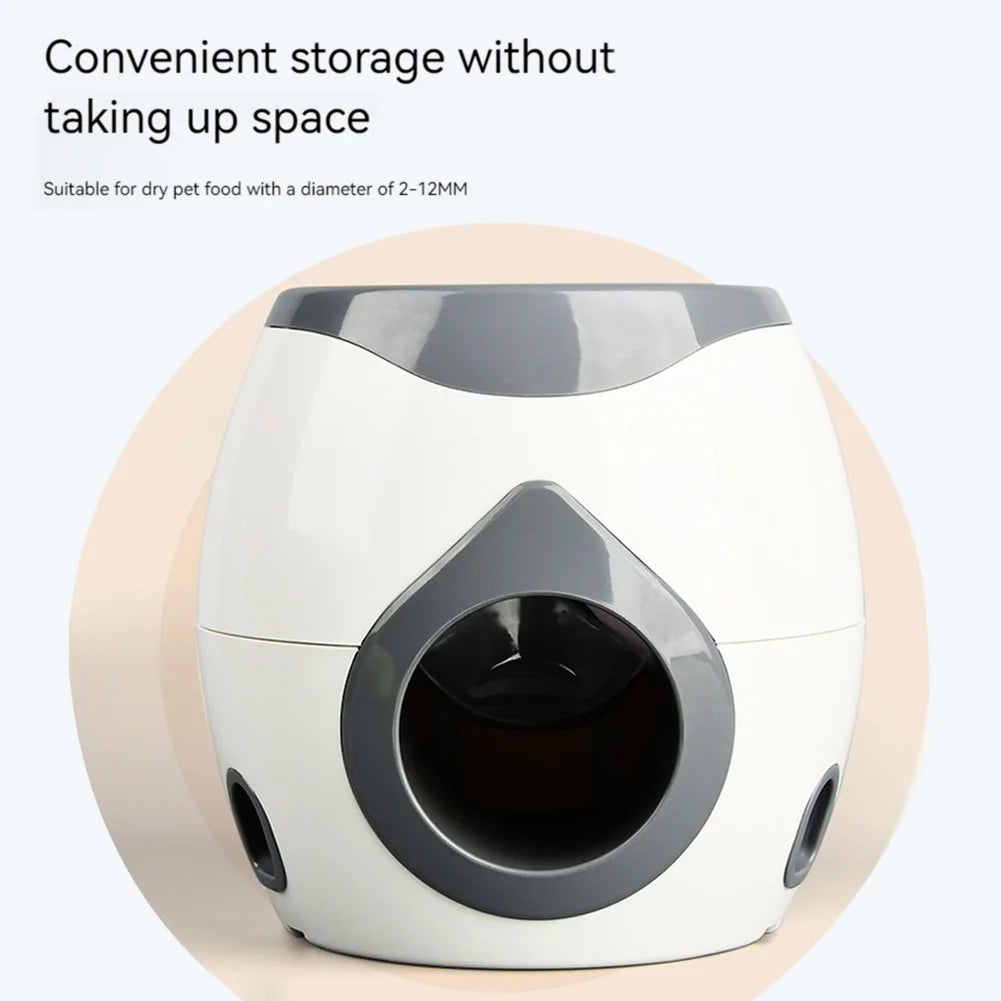 Automatic Dog Ball Launcher Dogs Tennis Food Reward Machine Interactive Dog Balls Thrower Slow Feeder for Small and Medium Dogs