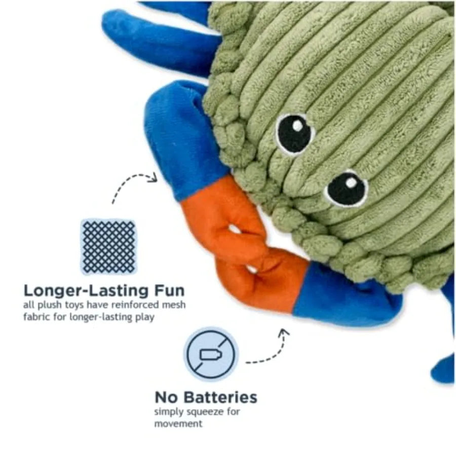 Plush Animated Moving Toy for Dogs Crab