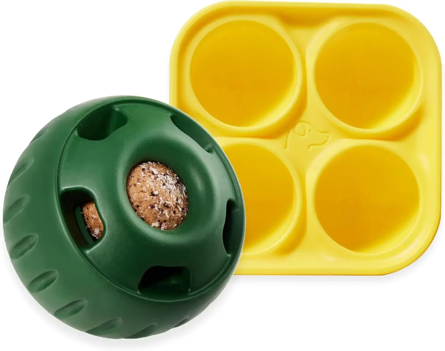 Interactive Dog Toys for Boredom - Dog Treat Molds Silicone Healthy Treats for Dogs Pupsicle Enrichment Toy for Frozen in Summer