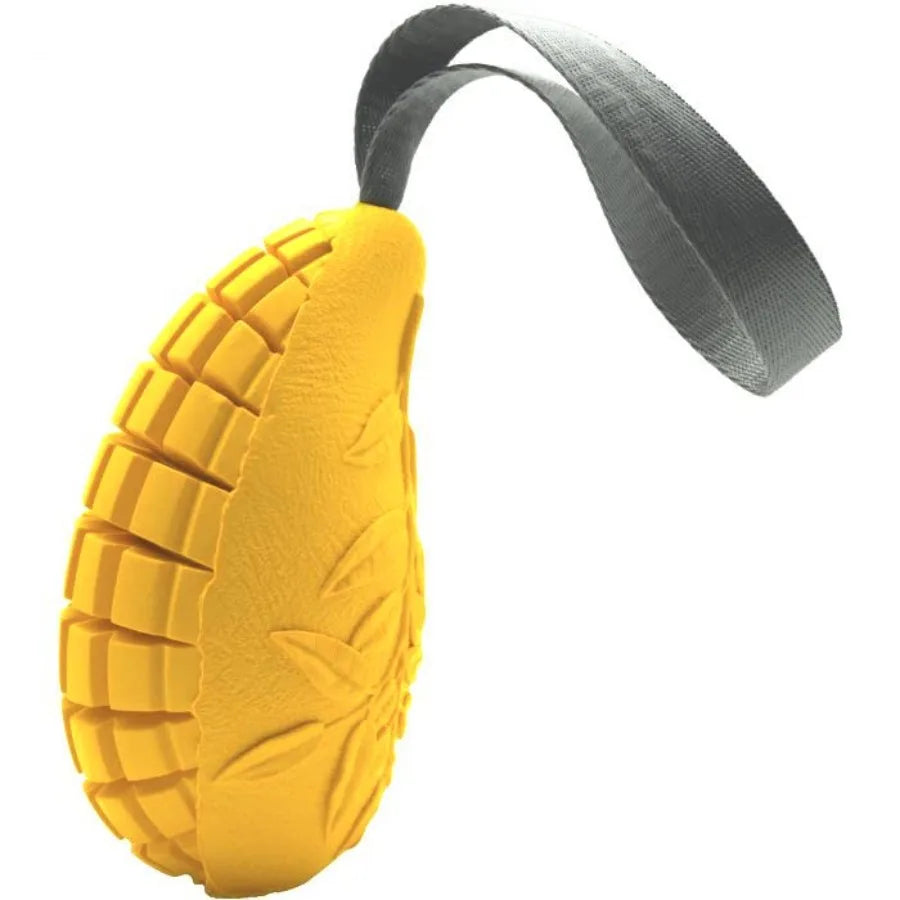 Mango Chew Toy Large Natural Rubber Dog Chew Toy for Aggressive Chewers Treat Dispenser Dental Teeth Cleaning Chew Toys for Sma