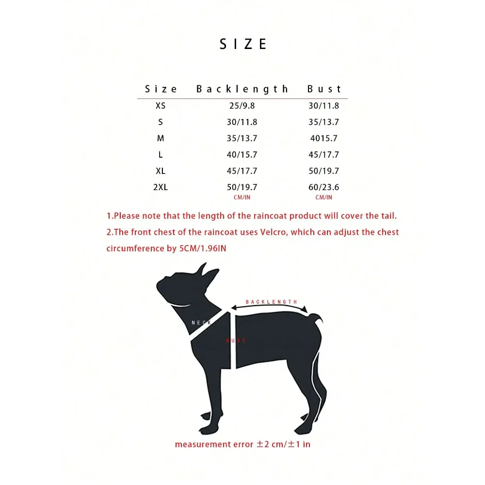 PETSIN 1pc Fabric Cartoon Bear Design Hooded Pet Raincoat For Dog And Cat For Rainy Day