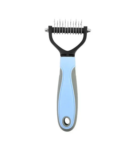 Double Sided Stainless Steel Pet Grooming Brush Dog Cat Hair Remover Comb Tangle Removal