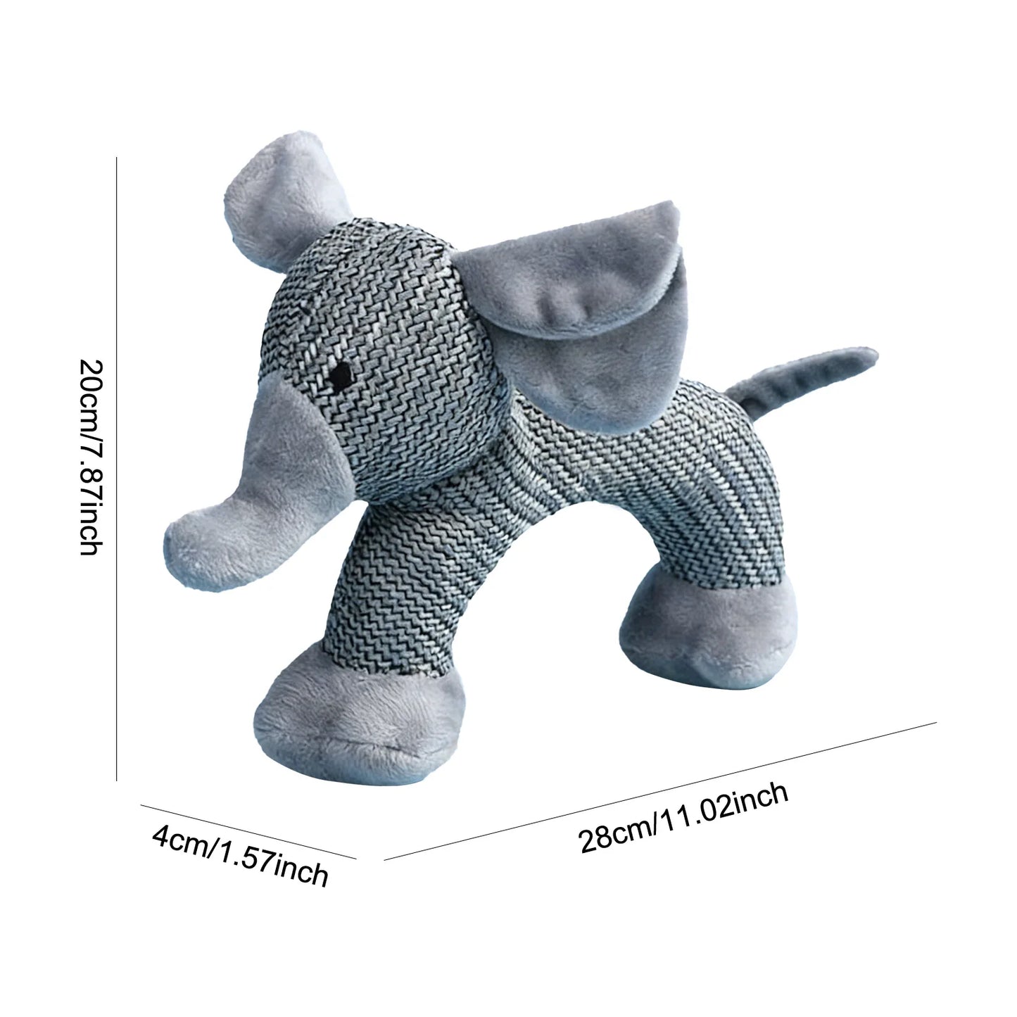 Indestructible Dog Toys for Aggressive Chewers Small Medium Large Breed, Crinkle Squeaky Plush Dog Puppy Chew Toys for Puppy