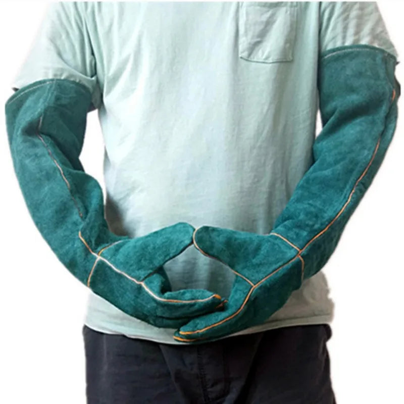 60CM Bite resistant animal gloves Multi-purpose pet gloves Welding treatment training dog safety gloves