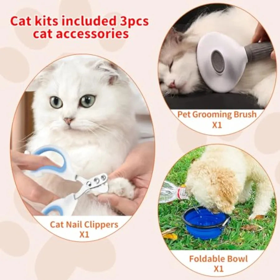 Pet Carrier Bag Airline Approved Up for Cats and Dogs Up to 20LBs Soft Cat Carrier Dog Carrier Travel Kitten Carrier
