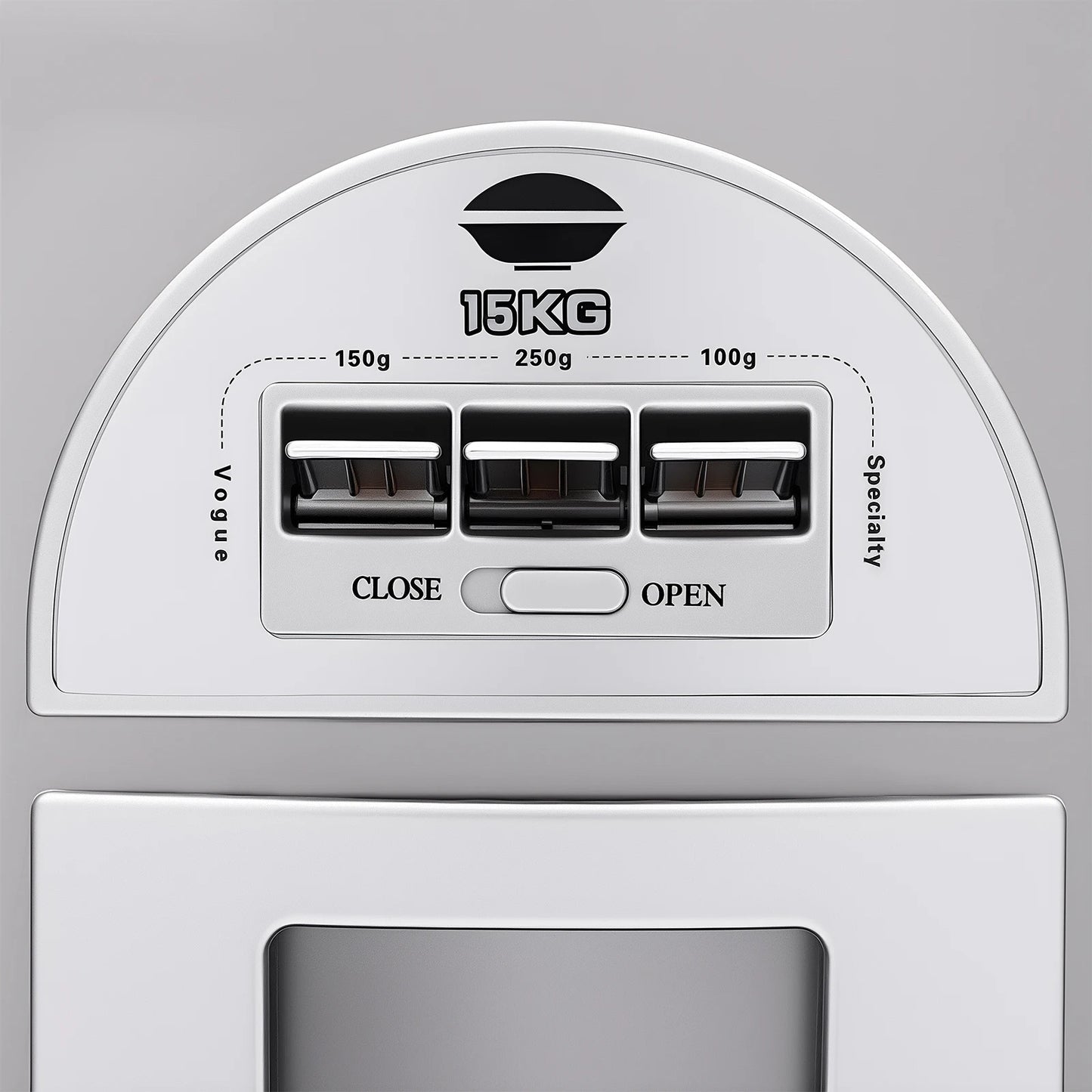 NEW Silver Rice Dispenser, Rice Storage Container, Stainless Steel Rice Container 15kg/33 Lbs Capacity for Homes
