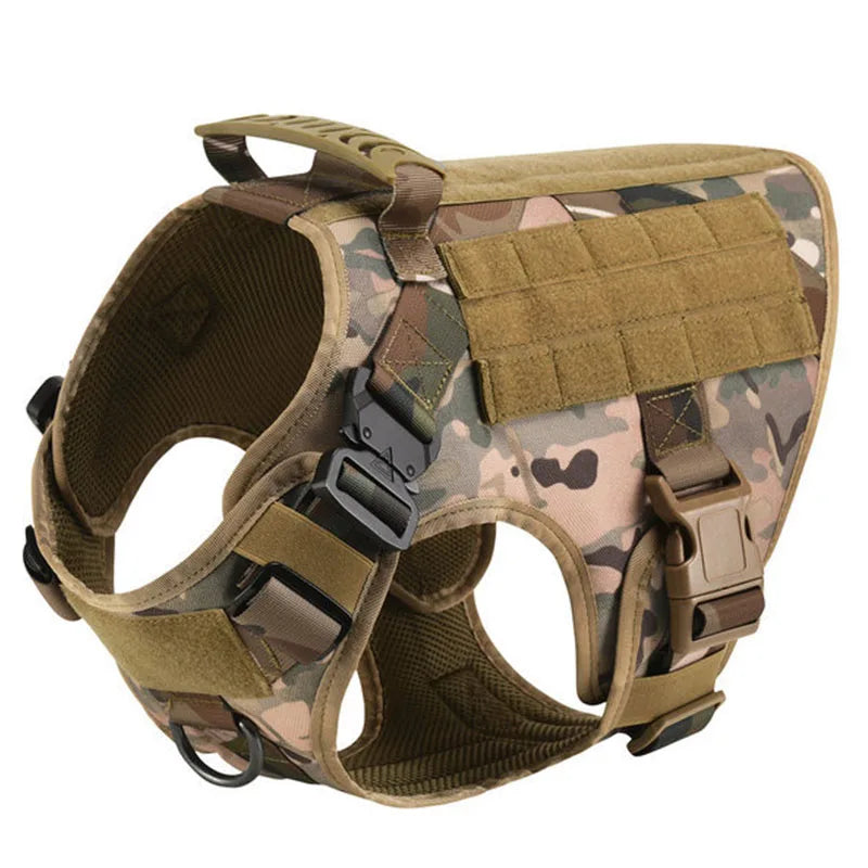 Large Dog Harness, Collar And Leash Set, German Shepherd, Malinois Training, Walking Vest For Medium Large Dogs