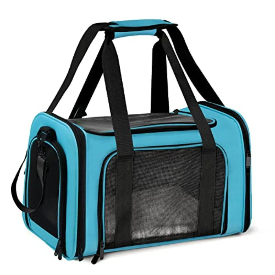 Cat Carriers Dog Carrier Pet Carrier For Small/ Medium Cats Dogs Puppies Up To 15lbs TSA Airline Approved Small Dog