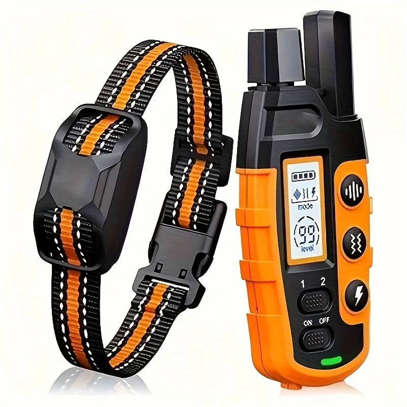 3300Ft Electric Dog Training Collar Remote Control Waterproof Pet Behavior For 5-120lbs Puppy With Vibration Shock Beep