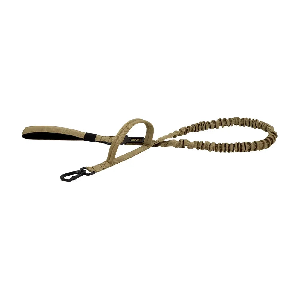Military Dog Leashes Adjustable Leash Quick Release Elastic Rope With 2 Control Handle For Medium and Small Dogs