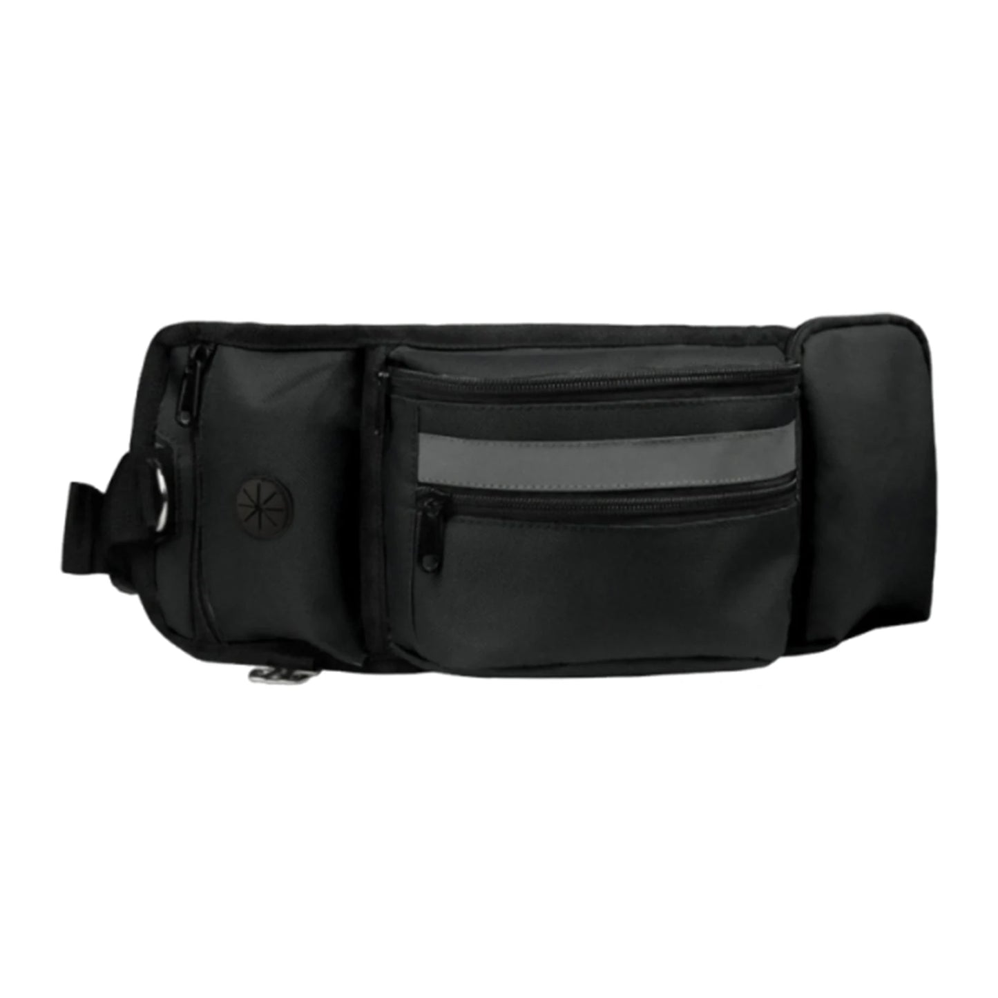 Dog Walking Fanny Pack Built in Poop Bag Dispenser Dog Training Waist Bag with Adjustable Strap for Hiking Running Kibbles