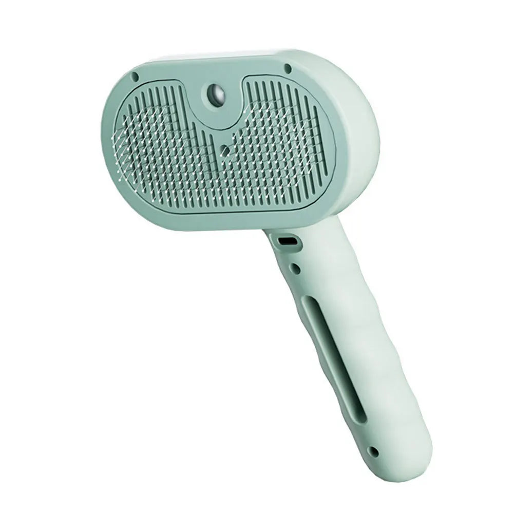 3 in 1 Cat/Dog Steam Brush, Grooming Brush with Release Button, Brush Pet Hair, Cleaning Brush Comb for Cats Dogs Small Animals