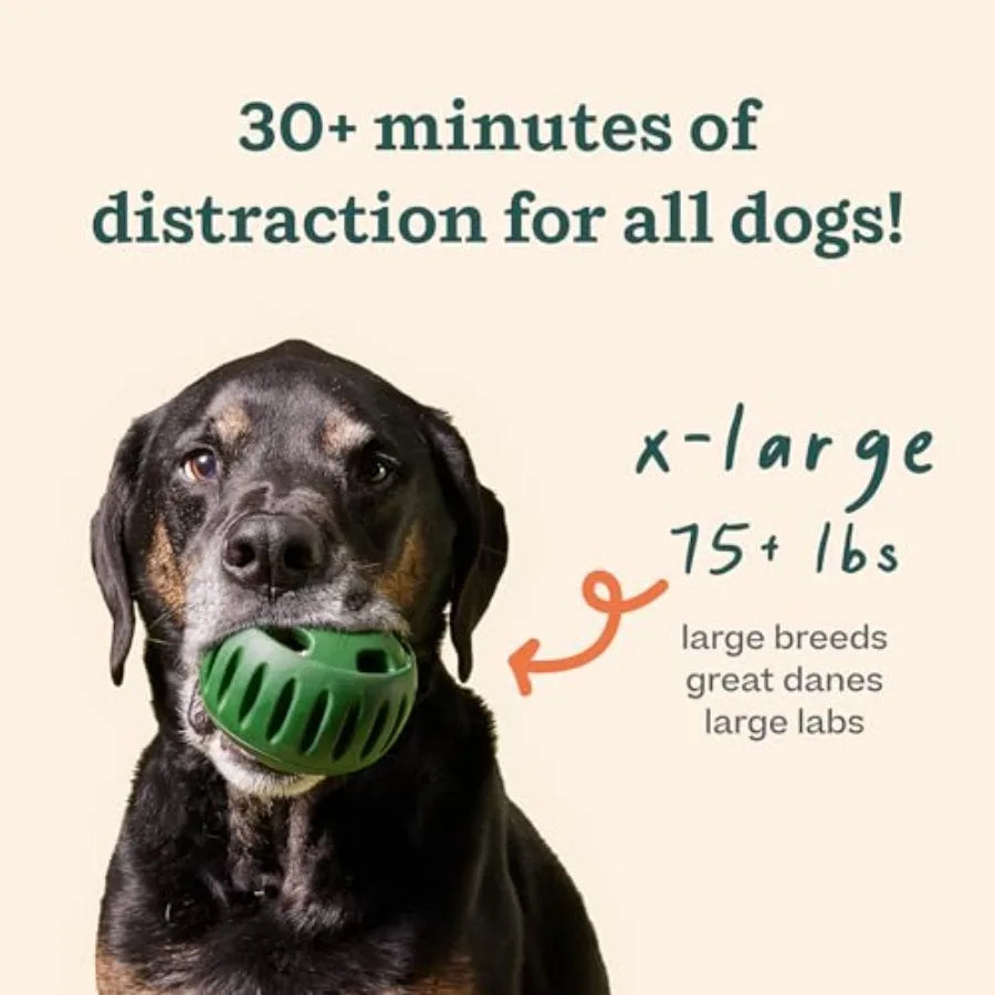 Pupsicle and Treat Tray - Long-Lasting Interactive Dog Ball Toy and Silicone Dog Treat Mold - Keep Your Pup Busy - Easy to Clean