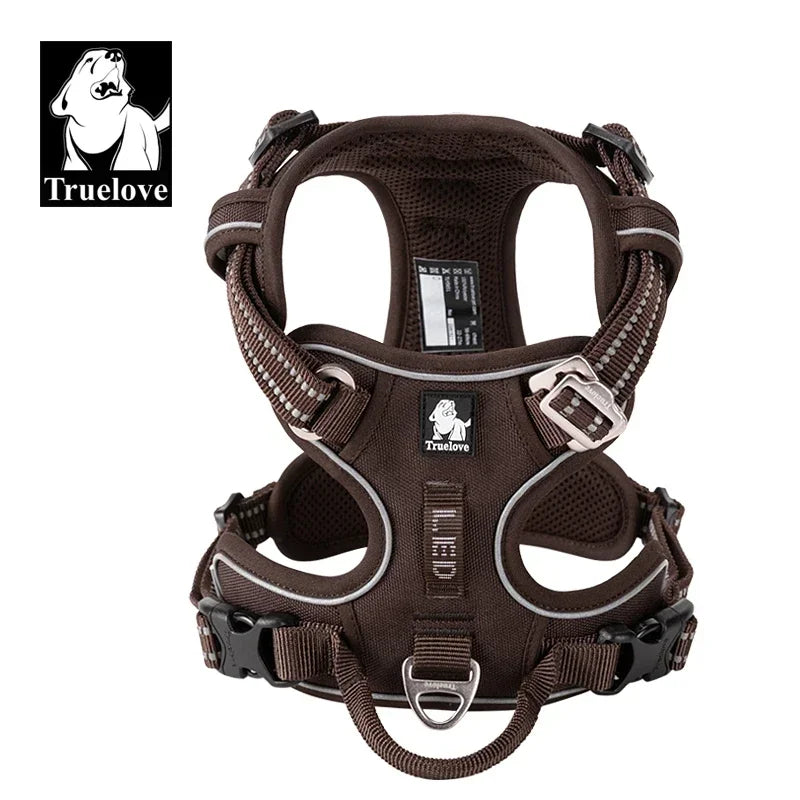 Truelove Pet Explosion-proof Dog Harness Camouflage Reflective Nylon Special Edition and Upgrade Version Easy to Adjust