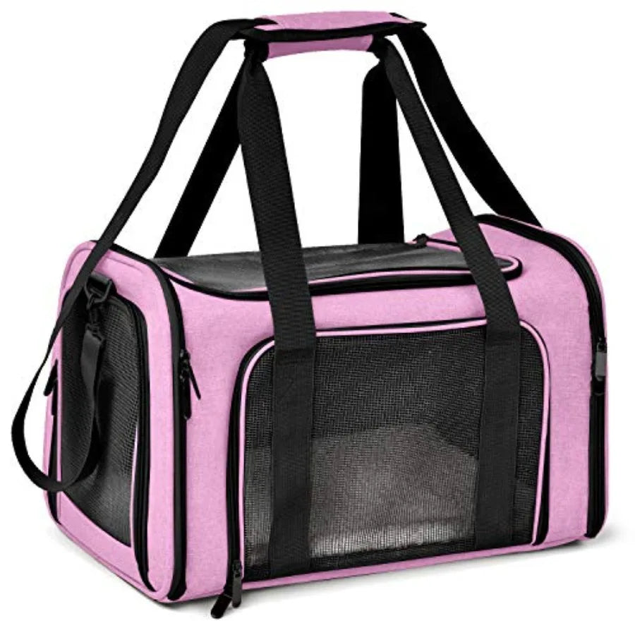 Cat Carriers Dog Carrier Pet Carrier For Small/ Medium Cats Dogs Puppies Up To 15lbs TSA Airline Approved Small Dog