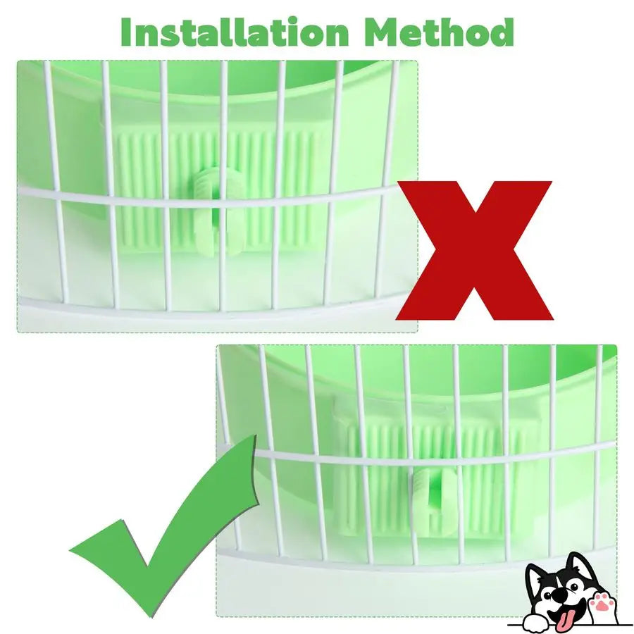 12 Pcs Crate Bowls Bulk Puppy Dog Bowls for Kennel, Removable Stainless Steel Crate Water Bowl, Kennel Hanging Food Feeders Coop
