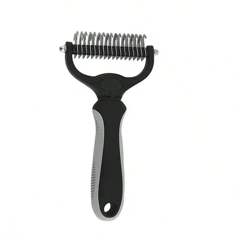 Pet Detangling Comb Thinning Brush Double-Sided Detangling Comb Cleaning Grooming Cat Comb Dog Detangling Comb Stainless Steel