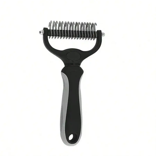 Pet Detangling Comb Thinning Brush Double-Sided Detangling Comb Cleaning Grooming Cat Comb Dog Detangling Comb Stainless Steel