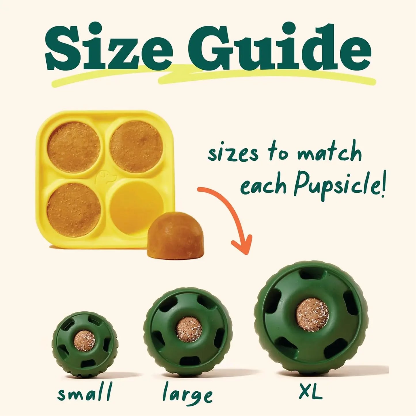 Interactive Dog Toys for Boredom - Dog Treat Molds Silicone Healthy Treats for Dogs Pupsicle Enrichment Toy for Frozen in Summer