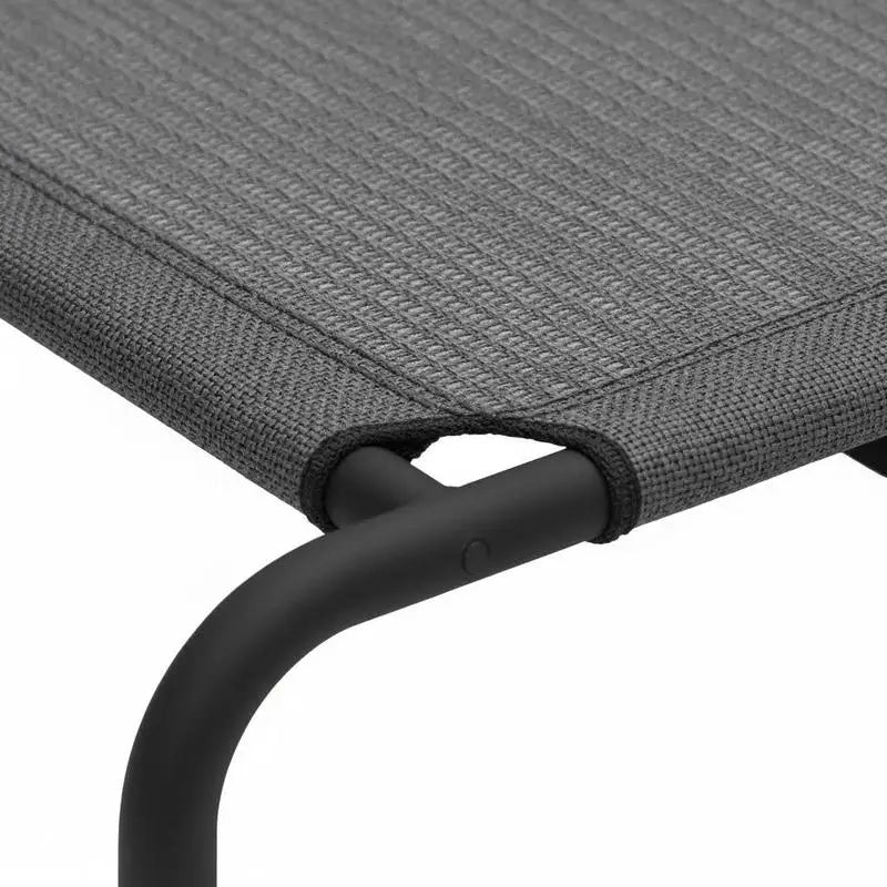 Outdoor Dog Bed, Elevated Dog Bed for Large Dogs, with Washable Mesh Steel Frame, Dimensions: 152 X 94 X 23 Cm, Grey.