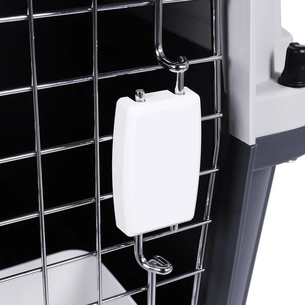 33 Inches Dog Carrier Crates Airline-Friendly Home Travel Durable Plastic Pet Carrier Portable Dog Cage for Large Pets Air Box