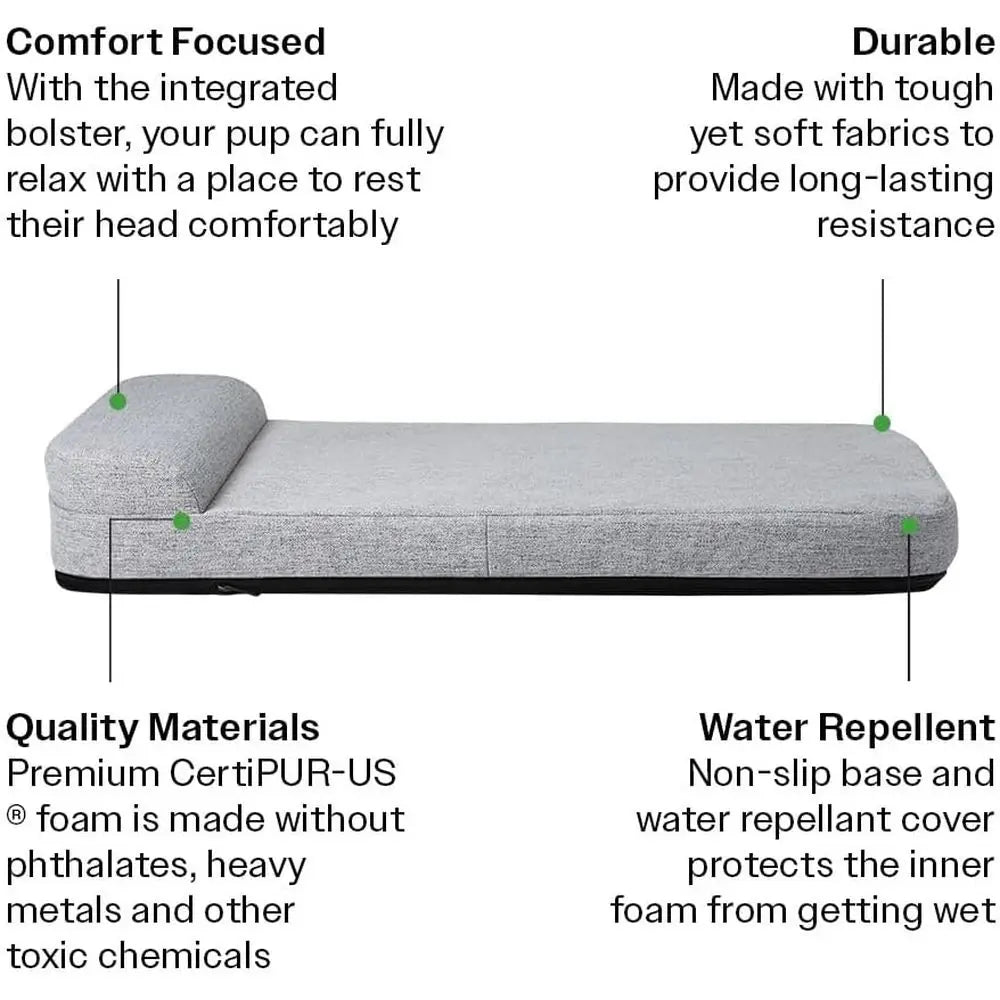Orthopedic Dog Bed for Rest - X-Large, Durable & Comfortable Dog Crate Bed or Stand Pet Kennel